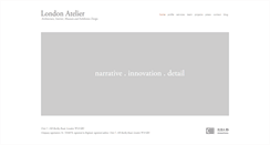 Desktop Screenshot of londonatelier.com